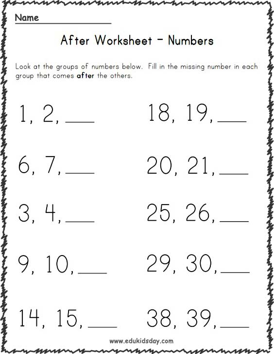 Before and After Kids Activities Worksheets - Edukidsday.com