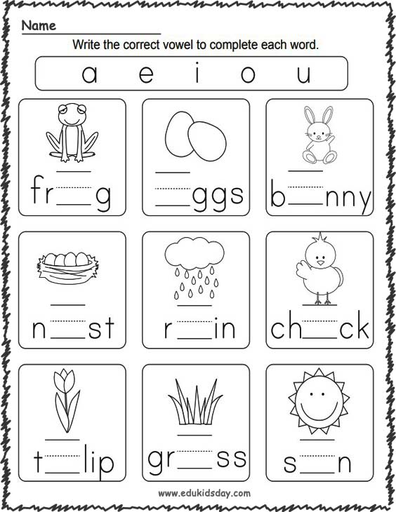 FREE Spring Printable Worksheets For Kindergarten Edukidsday
