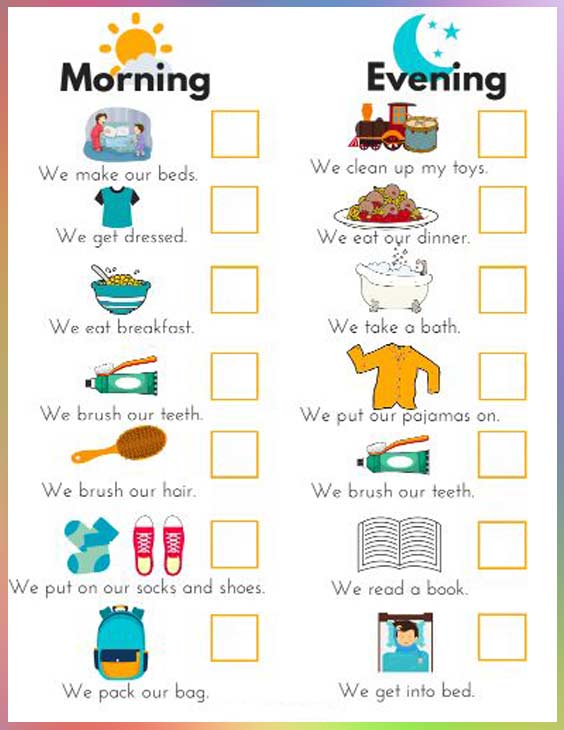 Potty Chart Daily – Achieving Achievable Goals - Edukidsday.com