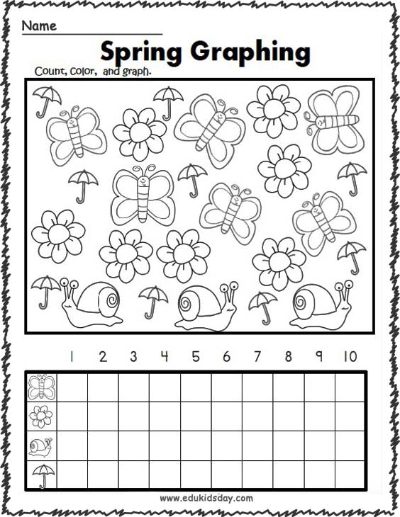 Free 5 Best of Printable Spring Worksheets For Kindergarten