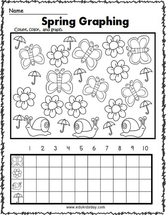 Free 5 Best Of Printable Spring Worksheets For Kindergarten