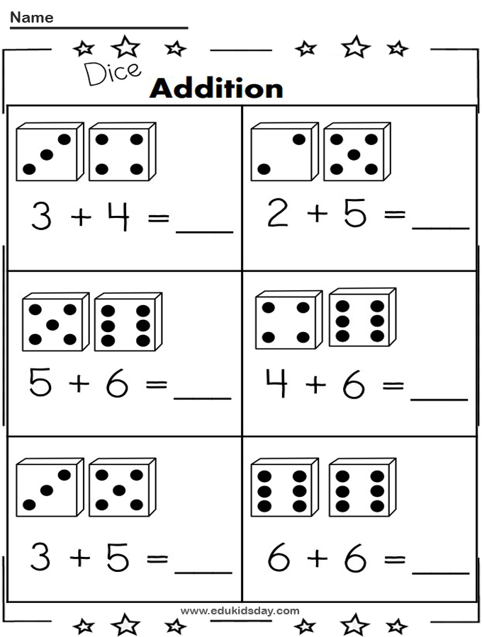 printable-addition-1-digit-worksheet-for-kindergartens-edukidsday