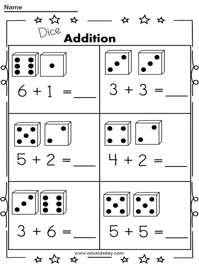 Adding 1 Digit Numbers Worksheets With Pictures