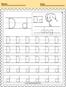 Printable Worksheet for Kindergarten – Handwriting Practice Worksheet ...